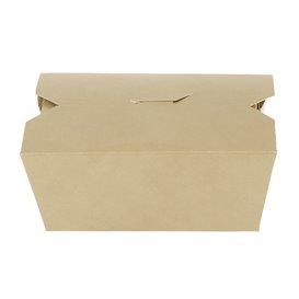 Paper Take-out Container with Window Kraft 13x8,5x6cm (360 Units)