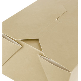 Paper Take-out Container with Window Kraft 13x8,5x6cm (45 Sztuk)