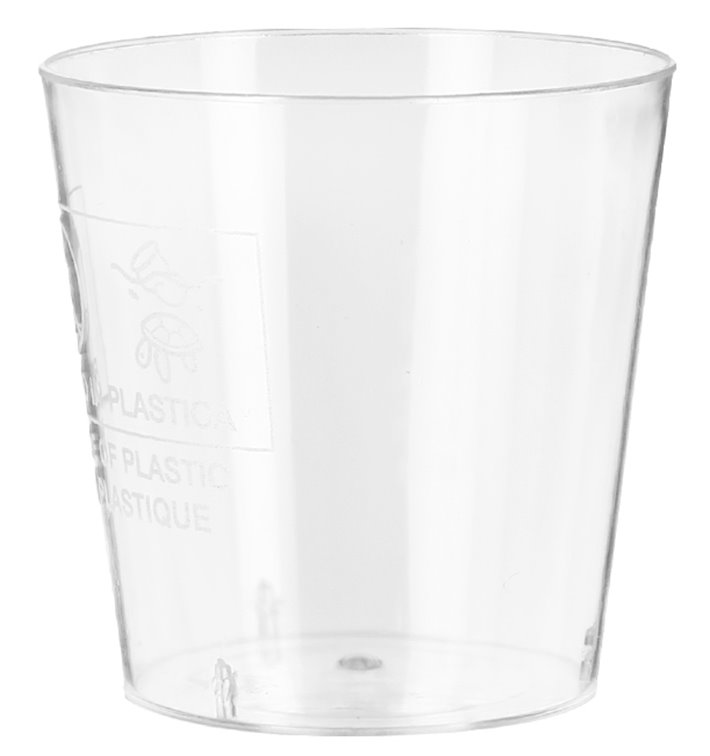 Kubki Plastikowe Księżyc PS Szkło 40ml (2.000 Sztuk) Kubki Plastikowe Księżyc PS Szkło 40ml (2.000 Sztuk)