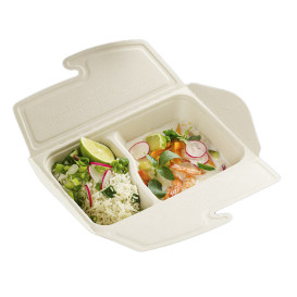 Opakowania MenuBox Trzciny Cukrowej 2C 21x15x5cm 800ml. (50 Sztuk)