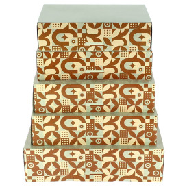 Bombonierka miętowa czekolada 17,5x11,5x4,7cm (100 Sztuk)