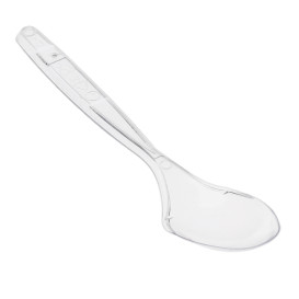 Łyżeczki plastikowy PS Wielokrotnego użytku Przezroczysta 12,5cm (30 Sztuk)