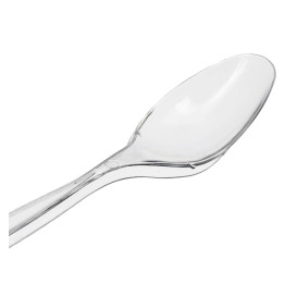 Łyżeczki plastikowy PS Wielokrotnego użytku Przezroczysta 12,5cm (30 Sztuk)