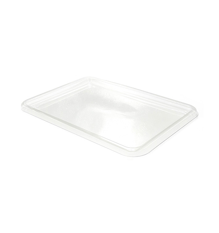 Tacki Plastikowe RPET Przezroczyste 35x24cm (10 Sztuk) Tacki Plastikowe RPET Przezroczyste 35x24cm (10 Sztuk)