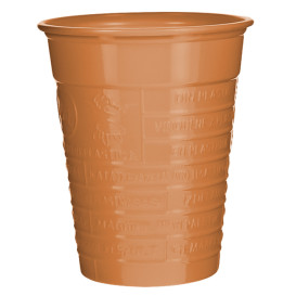 Kubki Plastikowe PS Orange 200ml Ø7cm (50 Sztuk)