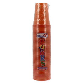 Kubki Plastikowe PS Orange 200ml Ø7cm (50 Sztuk)