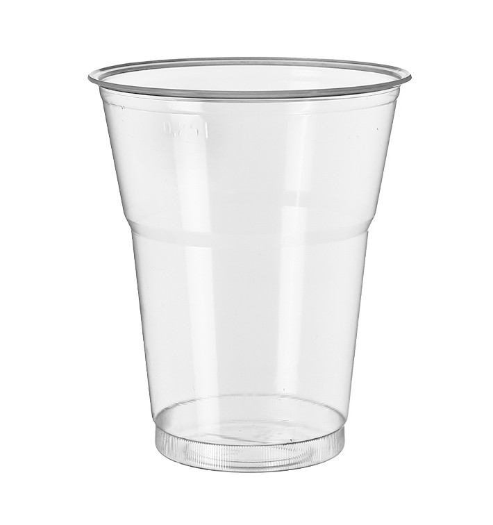 Wielokrotnego użytku Kubki PS "Diamant" Szkło 300ml Ø8cm (25 Sztuk)