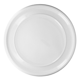 Talerz wielokrotnego użytku PS okrągły biały Ø32cm (180 sztuk)