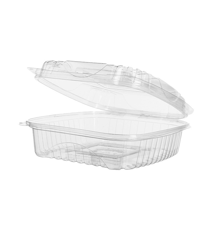 Miska Sałatkowa z Zawiasie PLA 20,0x20,0x7,5cm (160 Sztuk) Miska Sałatkowa z Zawiasie PLA 20,0x20,0x7,5cm (160 Sztuk)