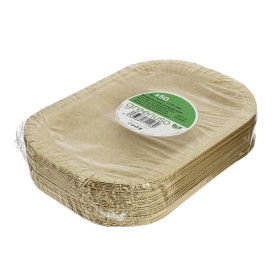 Tacki Papierowe Tłuszczoodporny Kraft 15x23cm 245g/m² (50 Sztuk)