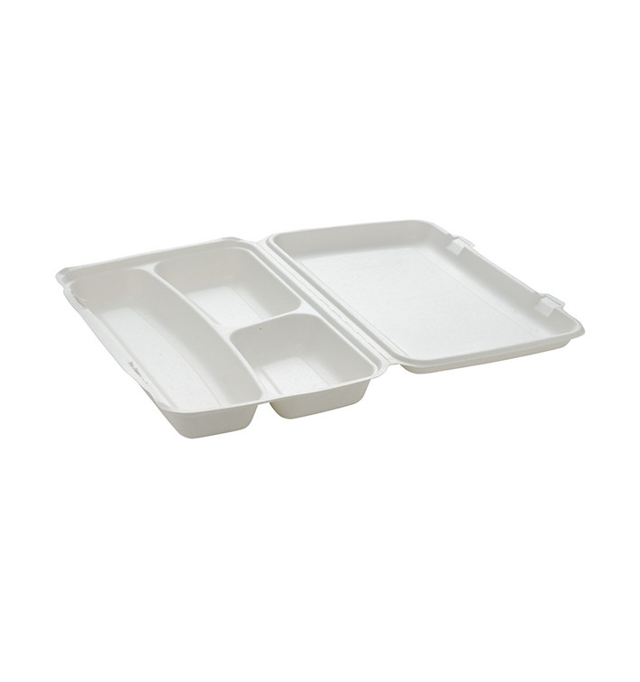 Opakowania MenuBox Trzciny Cukrowej Białe 3C 380x483x61,5mm (100 Sztuk) Opakowania MenuBox Trzciny Cukrowej Białe 3C 380x483x61,5mm (100 Sztuk)