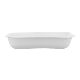 Pojemniki Ekologiczne Białe 470ml 18,0x12,0x4,0 cm (400 Sztuk)