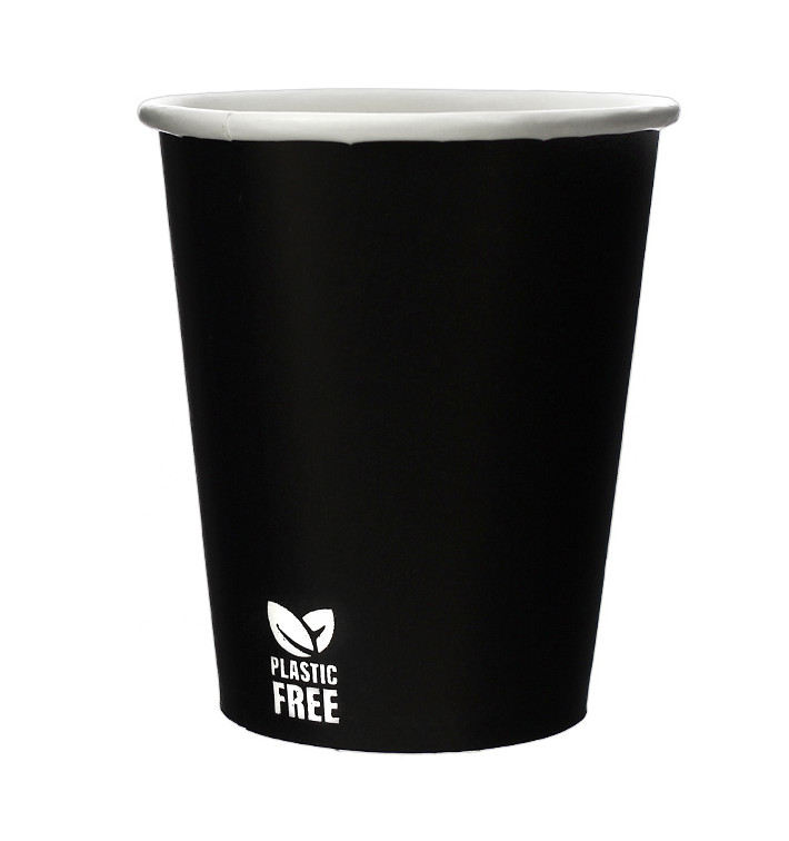 Kubek Papierowy Bez Plastiku 7 Oz/210ml Czarny Ø7,0cm (50 Sztuk) Kubek Papierowy Bez Plastiku 7 Oz/210ml Czarny Ø7,0cm (50 Sztuk)
