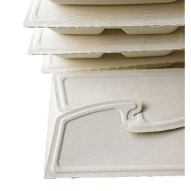 Opakowania MenuBox Trzciny Cukrowej 3C 21x21x4cm 900ml (100 Sztuk)