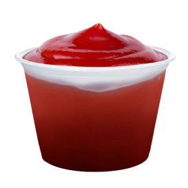Miski na Sos PP Przezroczyste 165ml Ø7,3cm (2500 Sztuk) 