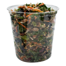 Pojemniki Plastikowe PP "Deli" 32Oz/960ml Przezroczyste Ø120mm (25 Sztuk)