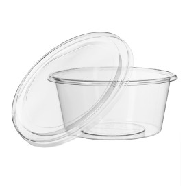Pokrywka do Miski Kompostowanie PLA Przezroczyste 145ml (100 Sztuk)