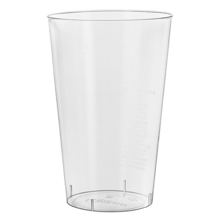 Kubki Wtryskiwane Przezroczyste PS 500ml (50 Sztuk)