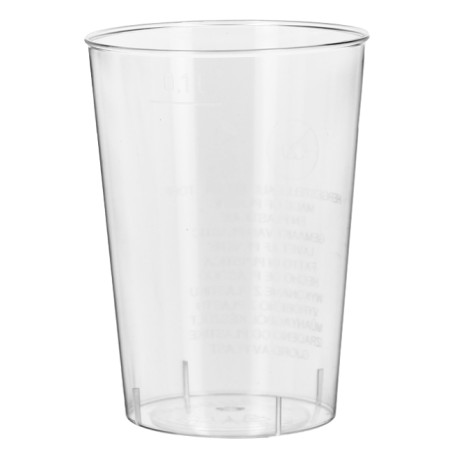 Kubki Wtryskiwane Przezroczyste PS 130ml (40 Sztuk)