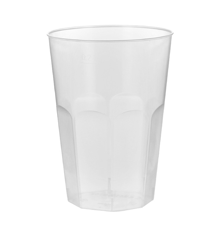 Kubki "Deco" PP Przezroczyste 200 ml (25 Sztuk) Kubki "Deco" PP Przezroczyste 200 ml (25 Sztuk)