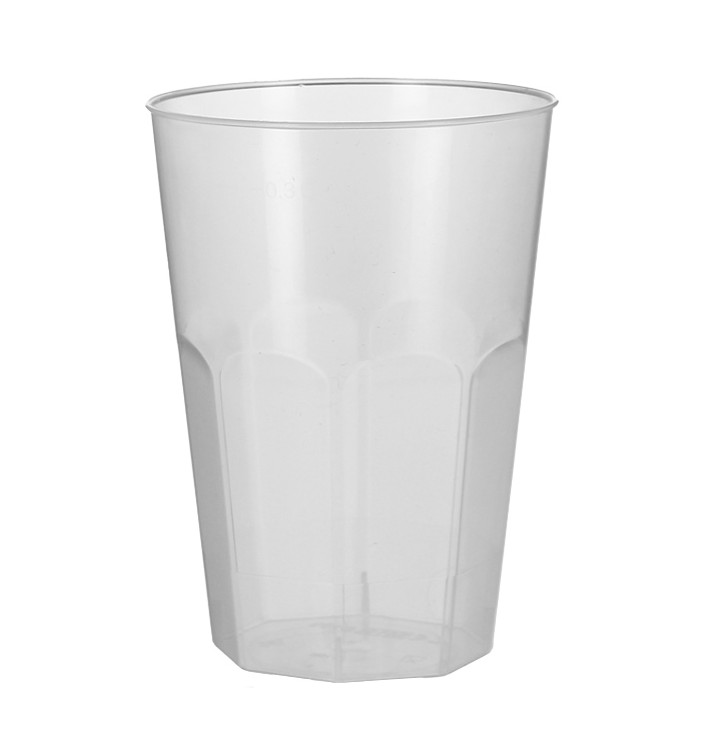 Kubki "Deco" PP Przezroczyste 300 ml (30 Sztuk) Kubki "Deco" PP Przezroczyste 300 ml (30 Sztuk)