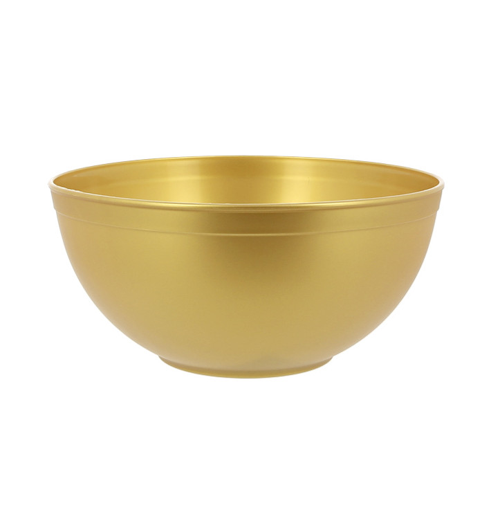 Trwała miska wielokrotnego użytku PP Mineral Złoto 2l Ø20cm (36 Sztuk) Trwała miska wielokrotnego użytku PP Mineral Złoto 2l Ø20cm (36 Sztuk)