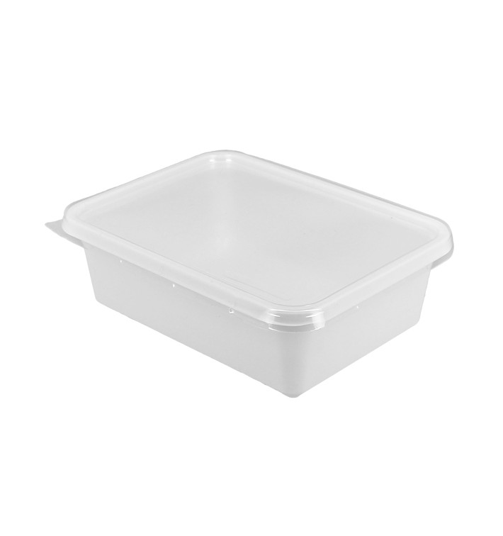 Opakowania Pokrywka Plastikowe PS 157x112x51mm 500ml (100 Sztuk)