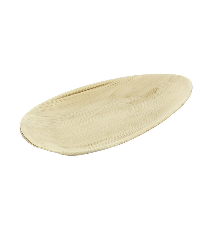 Tacki Owal Liści Palmowych 30x16cm (25 Sztuk) Tacki Owal Liści Palmowych 30x16cm (25 Sztuk)