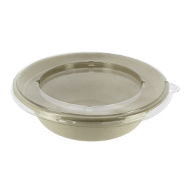 Miski Trzciny Cukrowej z Pokrywką 1000ml Ø210x60mm (15 Sztuk)