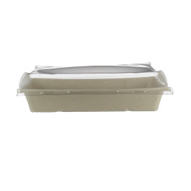 Tacki Trzciny Cukrowej z Pokrywką 750ml 220x160x60mm (15 Sztuk)