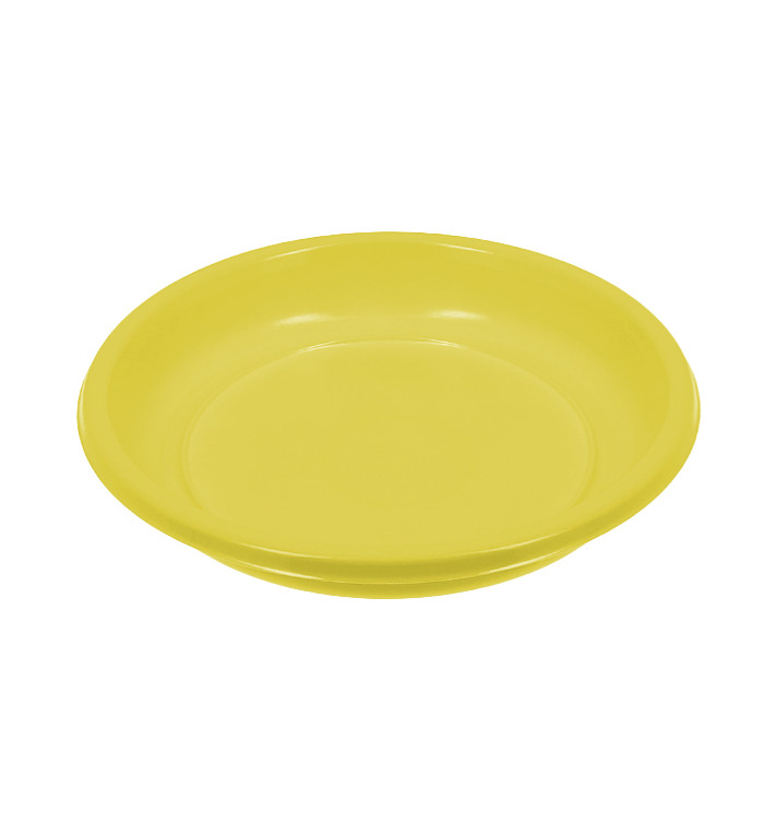Talerz Głęboki Wielokrotnego Użytku Ekonomiczne PS Żółty Ø20,5cm (25 Sztuk) Talerz Głęboki Wielokrotnego Użytku Ekonomiczne PS Żółty Ø20,5cm (25 Sztuk)