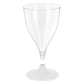 PS kubek wielokrotnego użytku do wody/wina Biała Stopa 200ml 2P (6 sztuk)