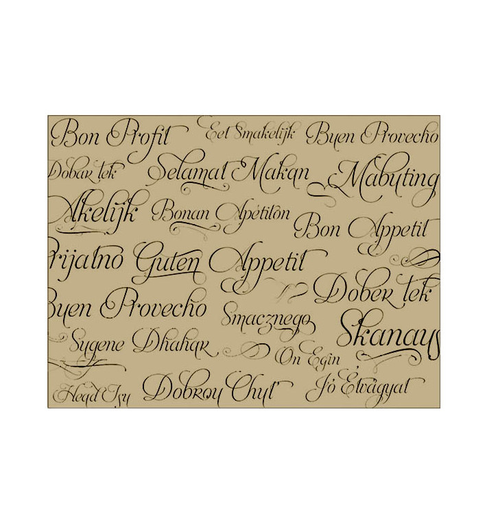 Podkładki na Stół Papierowe 30x40cm Kraft "Smacznego" 40g (1.000 Sztuk) Podkładki na Stół Papierowe 30x40cm Kraft "Smacznego" 40g (1.000 Sztuk)