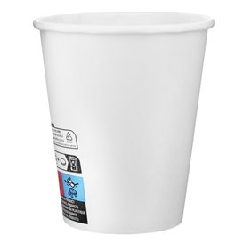 Kubki Papierowe 9 Oz/280ml Białe Ø8,1cm (600 Sztuk)