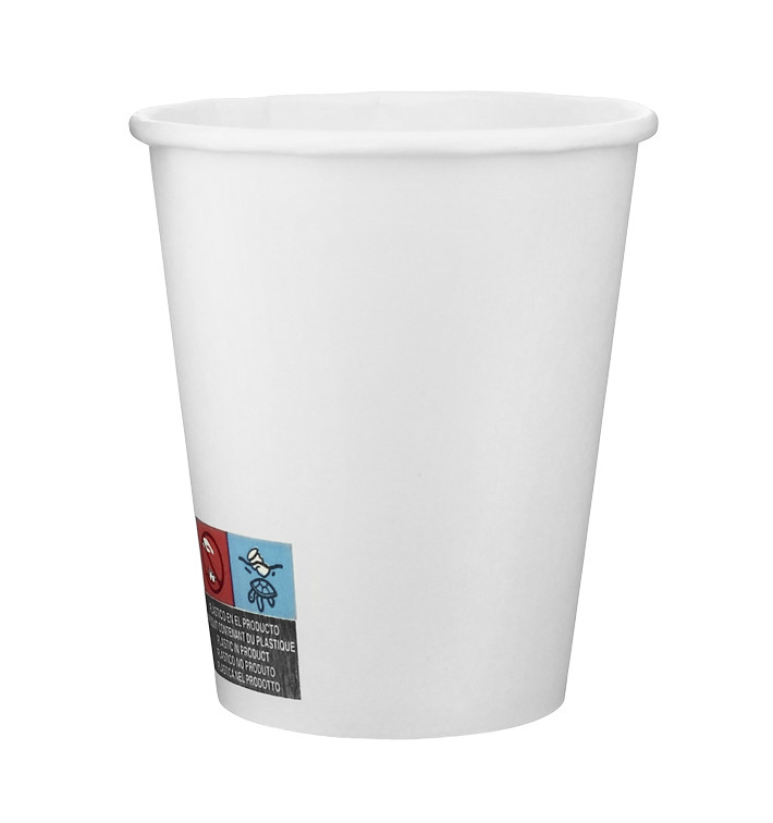 Kubki Papierowe 9 Oz/280ml Białe Ø8,1cm (600 Sztuk) Kubki Papierowe 9 Oz/280ml Białe Ø8,1cm (600 Sztuk)