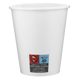 Kubki Papierowe 9 Oz/280ml Białe Ø8,1cm (600 Sztuk)