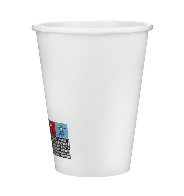 Kubki Papierowe 12 Oz/360ml Białe Ø8,9cm (40 Sztuk) Kubki Papierowe 12 Oz/360ml Białe Ø8,9cm (40 Sztuk)