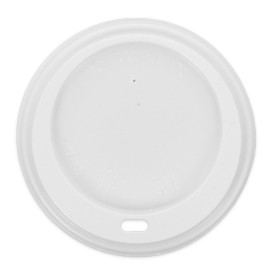 Wieczko z Otworem Białe Kubki 12, 16 i 22 Oz Ø9,0cm (1000 Sztuk)