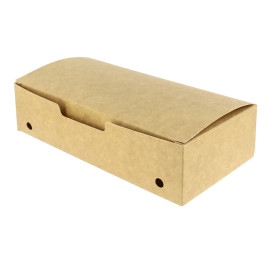 Opakowania na Wynos Duży Kraft 200x100x50mm (375 Sztuk)