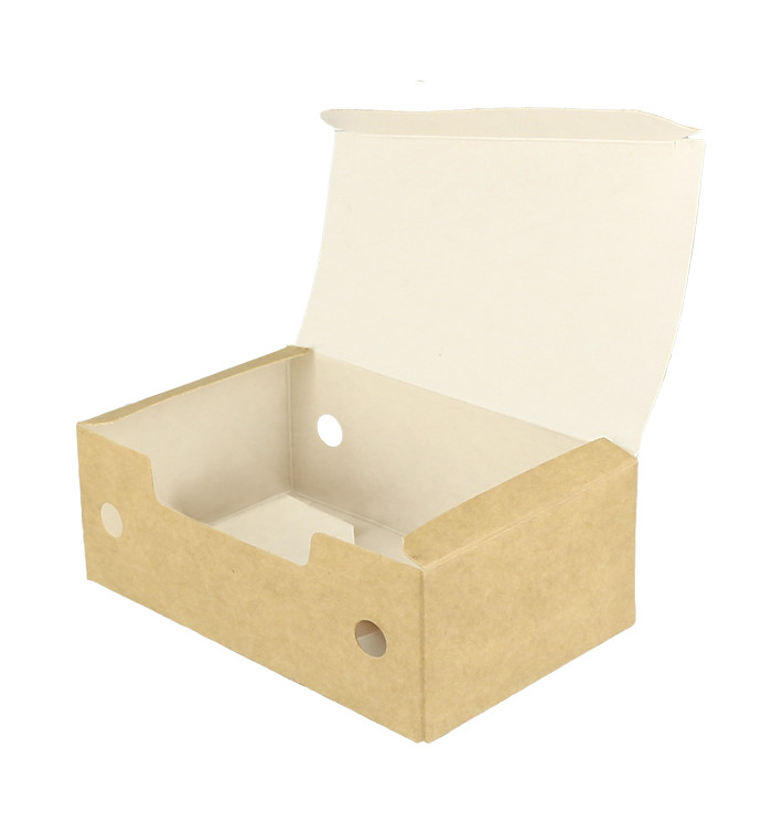 Opakowania na Wynos Małe Kraft 115x72x43mm (25 Sztuk) Opakowania na Wynos Małe Kraft 115x72x43mm (25 Sztuk)