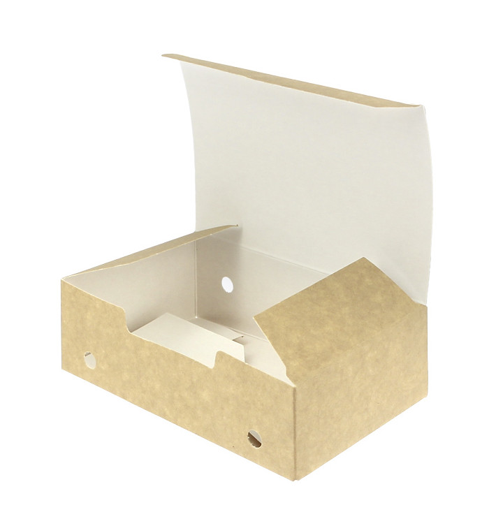 Opakowania na Wynos Średnie Kraft 145x90x45mm (25 Sztuk) Opakowania na Wynos Średnie Kraft 145x90x45mm (25 Sztuk)
