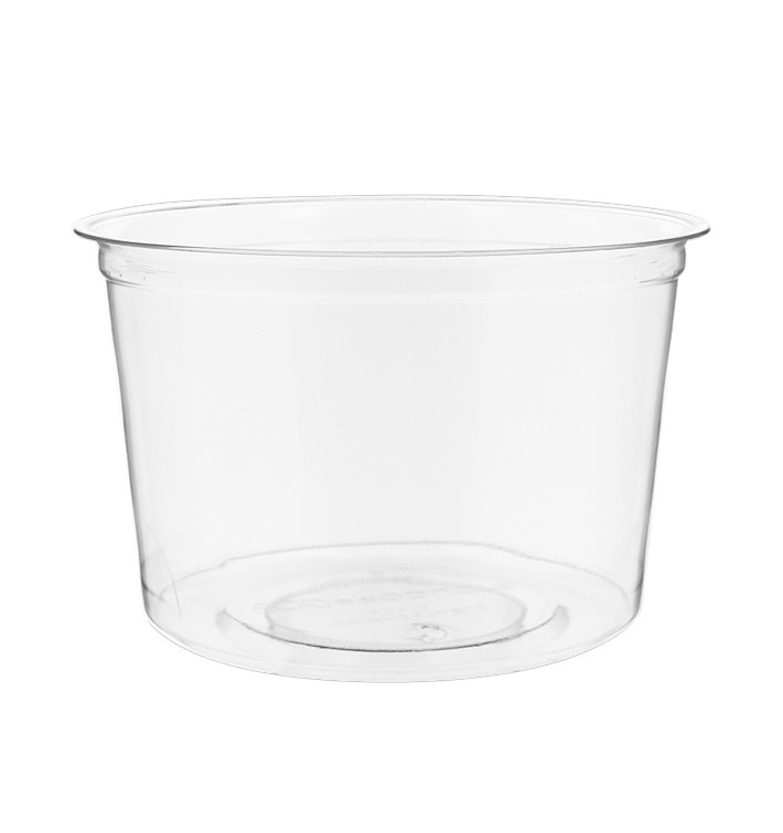Miski Kompostowanie PLA Przezroczyste 470ml (50 Sztuk) Miski Kompostowanie PLA Przezroczyste 470ml (50 Sztuk)