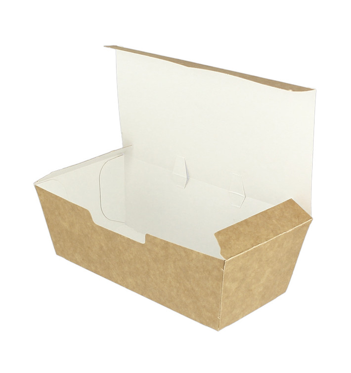 Opakowania na Wynos Kraft 16,5x7,5x6cm (25 Sztuk) Opakowania na Wynos Kraft 16,5x7,5x6cm (25 Sztuk)
