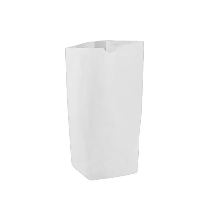 Torba Papierowa z Sześciokątnym Dnem Biały 14x19cm (1000 sztuk) Torba Papierowa z Sześciokątnym Dnem Biały 14x19cm (1000 sztuk)