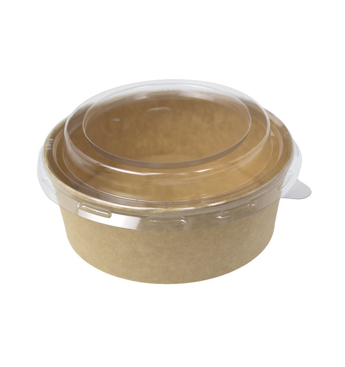 Miski Kraft-Kraft z pokrywą PP 550ml (50 Sztuk) Miski Kraft-Kraft z pokrywą PP 550ml (50 Sztuk)