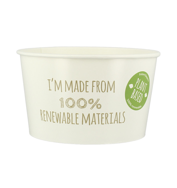 Miska Sałatkowa Papierowe Odnawialne Białe 635ml Ø12,5cm (360 Sztuk) Miska Sałatkowa Papierowe Odnawialne Białe 635ml Ø12,5cm (360 Sztuk)