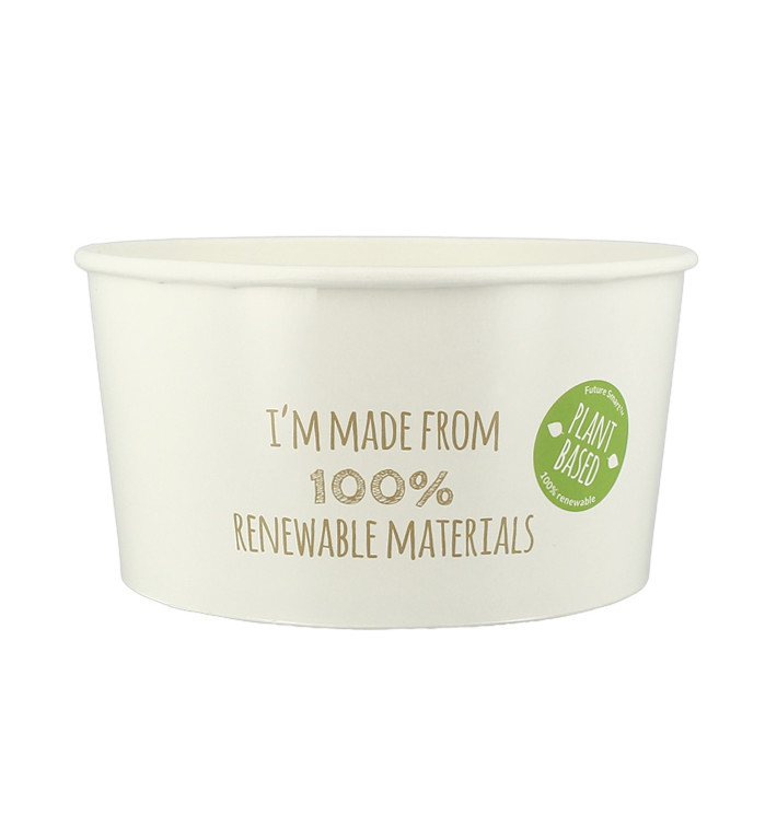 Miska Sałatkowa Papierowe Odnawialne Białe 1030ml Ø15,1cm (40 Sztuk) Miska Sałatkowa Papierowe Odnawialne Białe 1030ml Ø15,1cm (40 Sztuk)