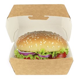 Pudełka Kraft na Hamburger 12x12x7 cm (450 Sztuk)