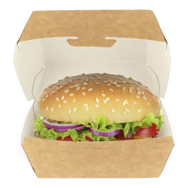 Pudełka Kraft na Hamburger 12x12x7 cm (25 Sztuk)
