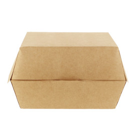 Pudełka Kraft na Hamburger XXL 14,5x14,5x8 cm (400 Sztuk)